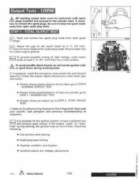 1996 Johnson Evinrude "ED" 90 LV 125C, 130, 200, 225, 250 Service Repair Manual, P/N 507128, Page 185