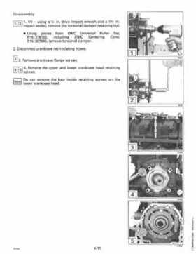 1996 Johnson Evinrude "ED" 90 LV 125C, 130, 200, 225, 250 Service Repair Manual, P/N 507128, Page 204