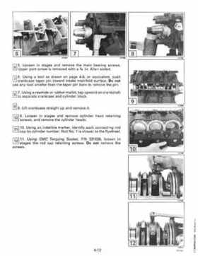 1996 Johnson Evinrude "ED" 90 LV 125C, 130, 200, 225, 250 Service Repair Manual, P/N 507128, Page 205