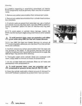 1996 Johnson Evinrude "ED" 90 LV 125C, 130, 200, 225, 250 Service Repair Manual, P/N 507128, Page 208