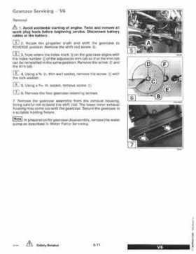 1996 Johnson Evinrude "ED" 90 LV 125C, 130, 200, 225, 250 Service Repair Manual, P/N 507128, Page 286