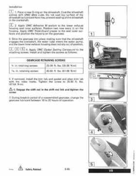 1996 Johnson Evinrude "ED" 90 LV 125C, 130, 200, 225, 250 Service Repair Manual, P/N 507128, Page 320