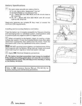 1996 Johnson Evinrude "ED" 90 LV 125C, 130, 200, 225, 250 Service Repair Manual, P/N 507128, Page 345