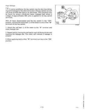 1996 Johnson Evinrude "ED" 90 LV 125C, 130, 200, 225, 250 Service Repair Manual, P/N 507128, Page 351