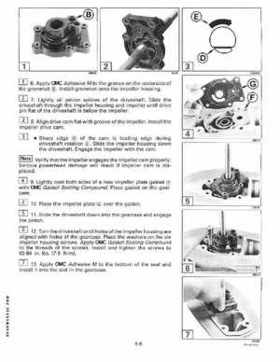 1996 Johnson/Evinrude Outboards 25, 35 3-Cylinder Service Repair Manual P/N 507123, Page 192