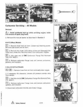 1997 "EU" Johnson Evinrude 5 thru 15 Four Stroke Service Repair Manual, P/N 507262, Page 73