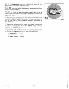 1997 "EU" Johnson Evinrude 5 thru 15 Four Stroke Service Repair Manual, P/N 507262, Page 76