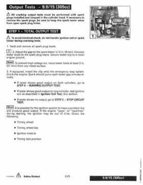 1997 "EU" Johnson Evinrude 5 thru 15 Four Stroke Service Repair Manual, P/N 507262, Page 104