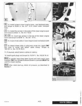 1997 "EU" Johnson Evinrude 5 thru 15 Four Stroke Service Repair Manual, P/N 507262, Page 152