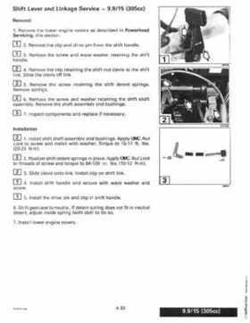 1997 "EU" Johnson Evinrude 5 thru 15 Four Stroke Service Repair Manual, P/N 507262, Page 154