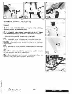 1997 "EU" Johnson Evinrude 5 thru 15 Four Stroke Service Repair Manual, P/N 507262, Page 163