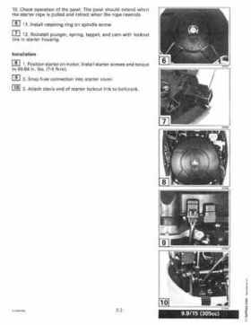 1997 "EU" Johnson Evinrude 5 thru 15 Four Stroke Service Repair Manual, P/N 507262, Page 286
