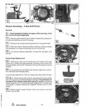 1997 "EU" Johnson Evinrude 5 thru 15 Four Stroke Service Repair Manual, P/N 507262, Page 287