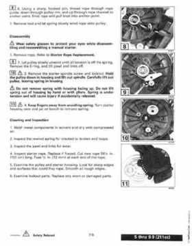 1997 "EU" Johnson Evinrude 5 thru 15 Four Stroke Service Repair Manual, P/N 507262, Page 288