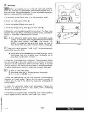 1997 Johnson Evinrude "EU" 9.9 thru 30 2-Cylinder Service Repair Manual, P/N 507263, Page 79