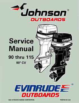 1997 Johnson Evinrude "EU" 90 thru 115 90 CV Service Repair Manual, P/N 507267, Page 1