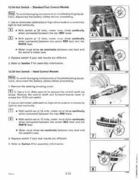 1997 Johnson Evinrude "EU" Electric Outboards Service Manual, P/N 507260, Page 39