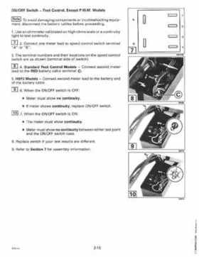 1997 Johnson Evinrude "EU" Electric Outboards Service Manual, P/N 507260, Page 41