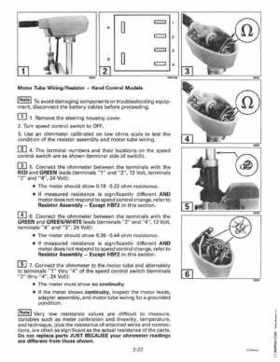 1997 Johnson Evinrude "EU" Electric Outboards Service Manual, P/N 507260, Page 48