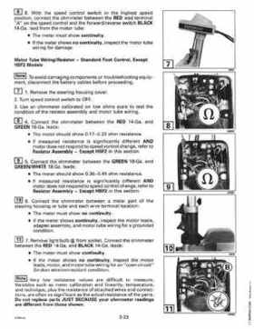 1997 Johnson Evinrude "EU" Electric Outboards Service Manual, P/N 507260, Page 49