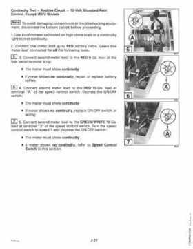 1997 Johnson Evinrude "EU" Electric Outboards Service Manual, P/N 507260, Page 57