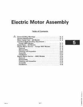 1997 Johnson Evinrude "EU" Electric Outboards Service Manual, P/N 507260, Page 131