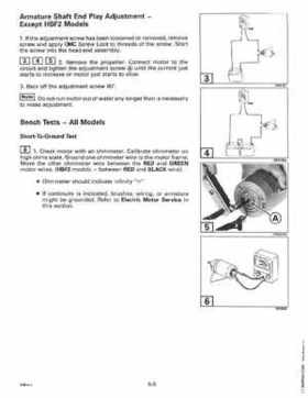 1997 Johnson Evinrude "EU" Electric Outboards Service Manual, P/N 507260, Page 135