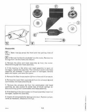 1997 Johnson Evinrude "EU" Electric Outboards Service Manual, P/N 507260, Page 139