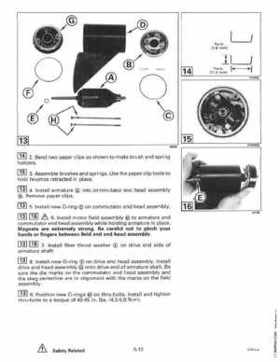 1997 Johnson Evinrude "EU" Electric Outboards Service Manual, P/N 507260, Page 142