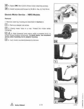 1997 Johnson Evinrude "EU" Electric Outboards Service Manual, P/N 507260, Page 144