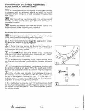 1997 Johnsoon Evinrude "EU" 50 thru 70 3-Cylinder Service Repair Manual, P/N 507266, Page 40
