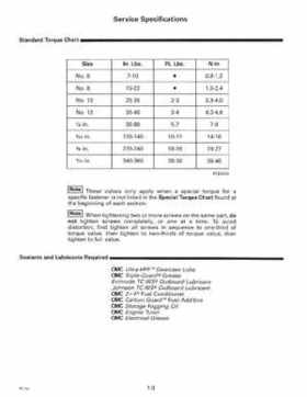 1998 Johnson Evinrude "EC" 2 thru 8 Service Repair Manual, P/N 520202, Page 9
