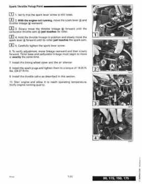 1998 Johnson Evinrude "EC" 90, 100C, 105C, 115, 150, 150C, 175 60 deg. LV Service Repair Manual, P/N 520210, Page 43