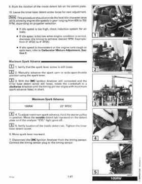 1998 Johnson Evinrude "EC" 90, 100C, 105C, 115, 150, 150C, 175 60 deg. LV Service Repair Manual, P/N 520210, Page 47