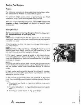 1998 Johnson Evinrude "EC" 90, 100C, 105C, 115, 150, 150C, 175 60 deg. LV Service Repair Manual, P/N 520210, Page 70