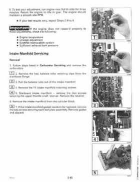 1998 Johnson Evinrude "EC" 90, 100C, 105C, 115, 150, 150C, 175 60 deg. LV Service Repair Manual, P/N 520210, Page 101