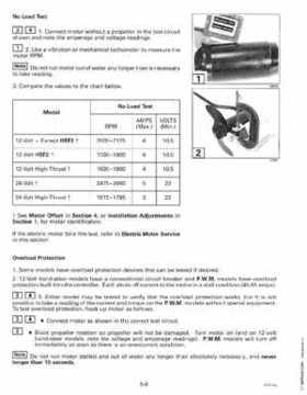 1999 Evinrude "EE" Electric Outboards Service Repair Manual, P/N 787021, Page 111