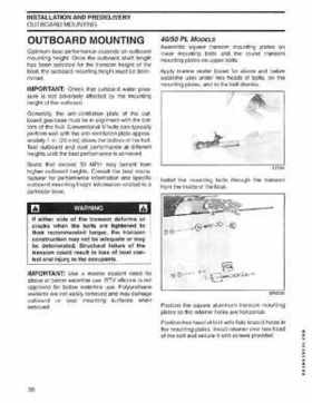 2004 SR Johnson 2-stroke 40, 50HP Service Repair Manual P/N 5005640, Page 39