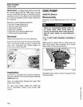 2004 SR Johnson 2-stroke 40, 50HP Service Repair Manual P/N 5005640, Page 151