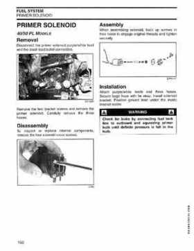 2004 SR Johnson 2-stroke 40, 50HP Service Repair Manual P/N 5005640, Page 161