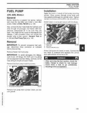 2004 SR Johnson 2-stroke 40, 50HP Service Repair Manual P/N 5005640, Page 162