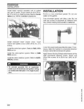 2004 SR Johnson 2-stroke 40, 50HP Service Repair Manual P/N 5005640, Page 203