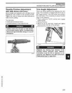 2004 SR Johnson 2-stroke 40, 50HP Service Repair Manual P/N 5005640, Page 230