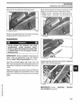 2004 SR Johnson 2-stroke 40, 50HP Service Repair Manual P/N 5005640, Page 238
