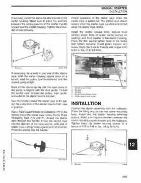 2004 SR Johnson 2-stroke 40, 50HP Service Repair Manual P/N 5005640, Page 284