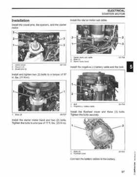 2006 Johnson SD 30 HP 4 Stroke Outboards Service Repair Manual, PN 5006592, Page 98