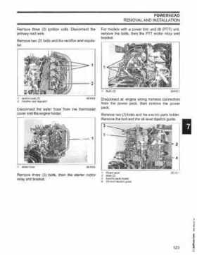2006 Johnson SD 30 HP 4 Stroke Outboards Service Repair Manual, PN 5006592, Page 124