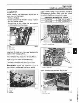 2006 Johnson SD 30 HP 4 Stroke Outboards Service Repair Manual, PN 5006592, Page 126