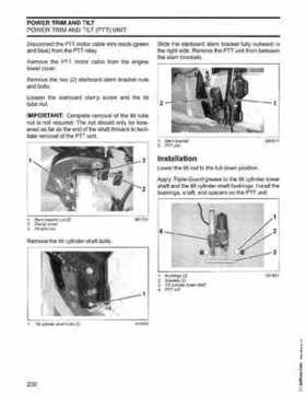 2006 Johnson SD 30 HP 4 Stroke Outboards Service Repair Manual, PN 5006592, Page 231