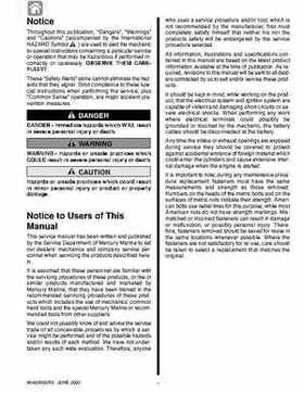 1992-2000 Mercury Mariner 105-225HP outboards Factory Service Manual, Page 2